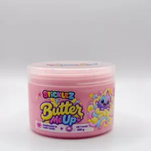 Sticklez Butter Me Up slime jar in pink