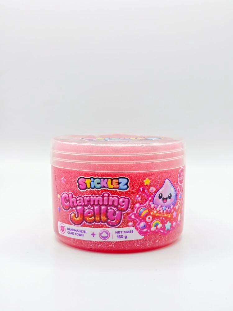 Sticklez Charming Jelly slime jar in pink