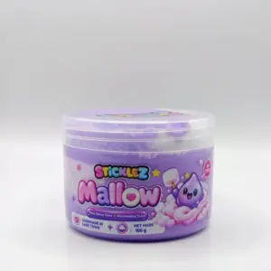 Sticklez Mallow slime jar in lavender